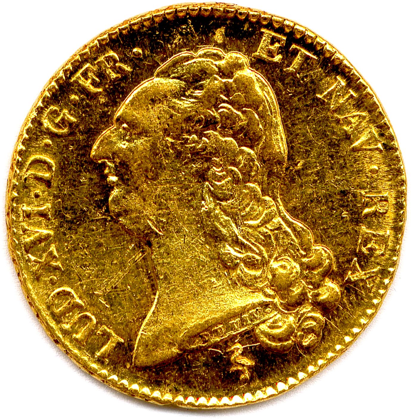 Null LOUIS XVI 1774-1793

Goldener Doppellouis mit nackter Büste 1786 A = Paris.&hellip;