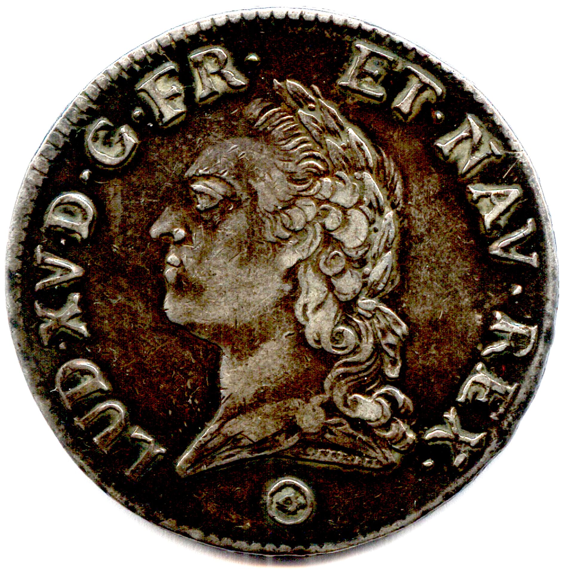Null 路易十五 1715-1774

盾牌上的旧头像1773年Q=佩皮尼昂。

(29,12 g) Gad 323

背面卷轴上的原始条纹。

黑色古铜色。&hellip;