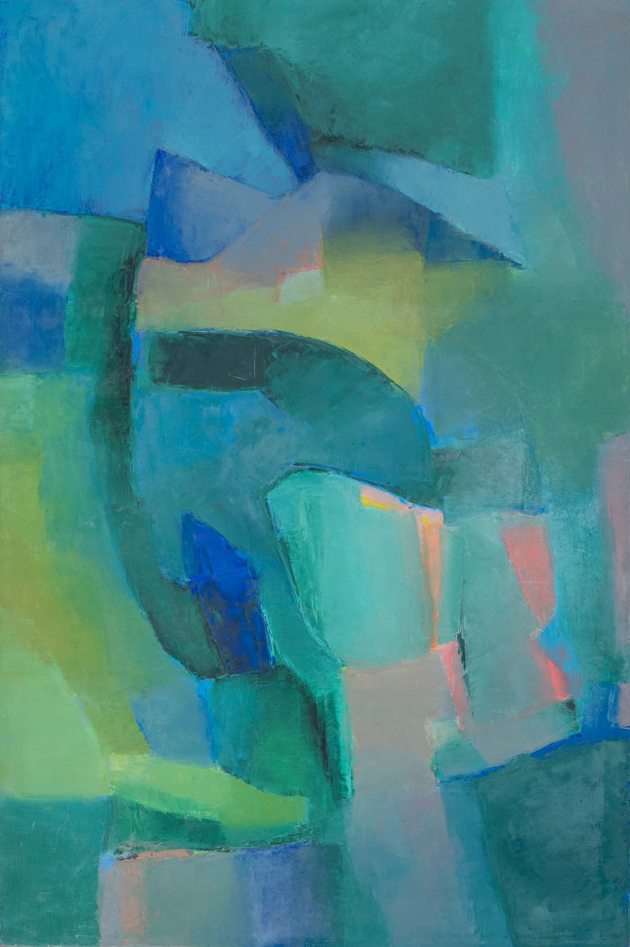 Null Michel FAURE (1928-2009).

Grüne Komposition, 1972.

Öl auf Leinwand. Auf d&hellip;