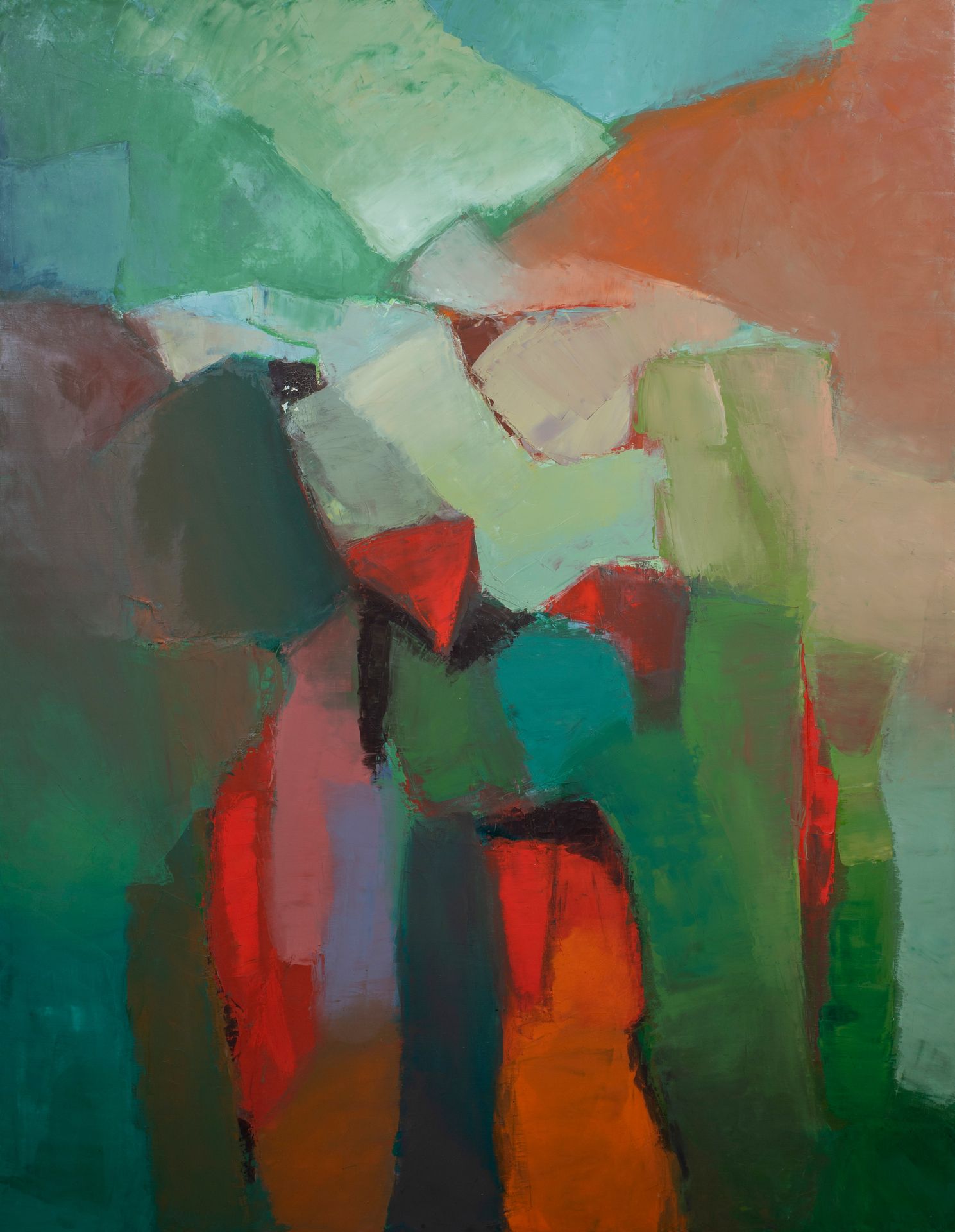 Null Michel FAURE (1928-2009).

Composition.

Oil on canvas.

146 x 114 cm.