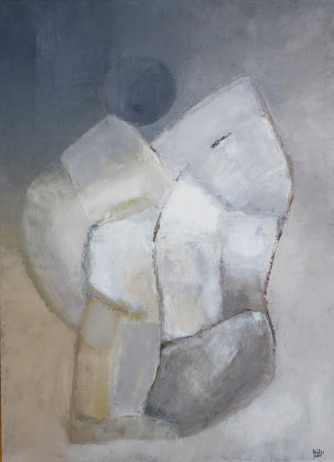 Null Michel FAURE (1928-2009).

Composition with character, 1970.

Oil on canvas&hellip;