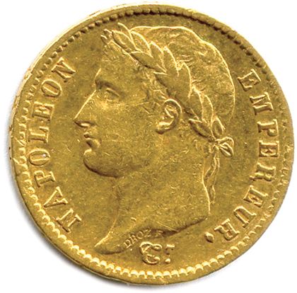 Null 拿破仑一世 1804-1814

20金法郎（德罗兹头像） EMPIRE

1811年 里尔 (6,41 g) 

非常好。