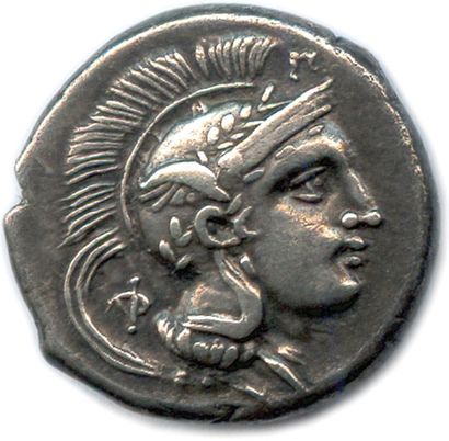 Null LUKANIEN - VELIA 340-334

Kopf der Athene nach rechts, mit einem verzierten&hellip;