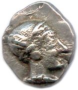 Null 
MASSALIA type du Trésor d'Auriol 495-460




Tête de guerrier barbu à droi&hellip;