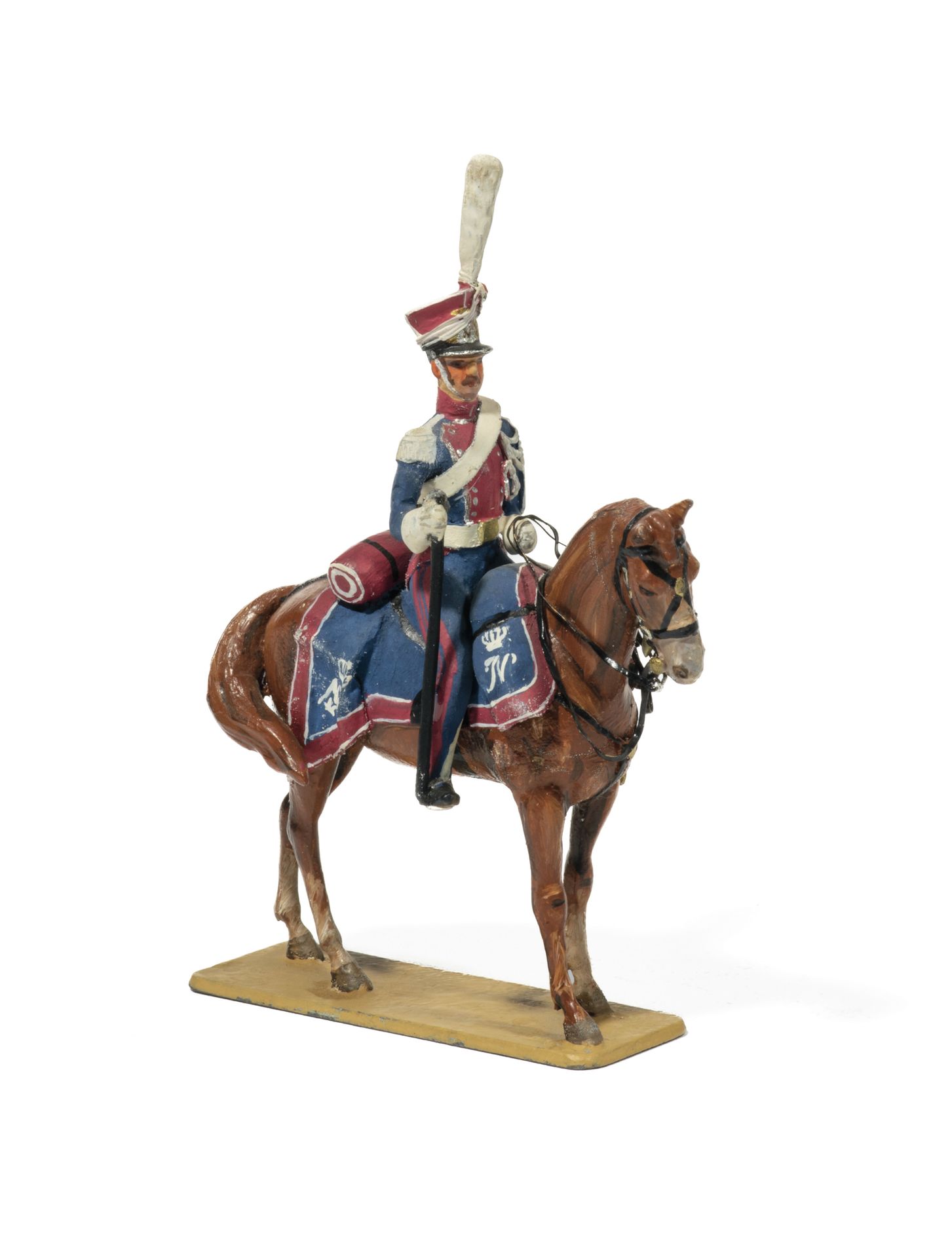 Null Metayer. The 1st light horsemen. Polish lancers. 1 soldier with lance (dama&hellip;