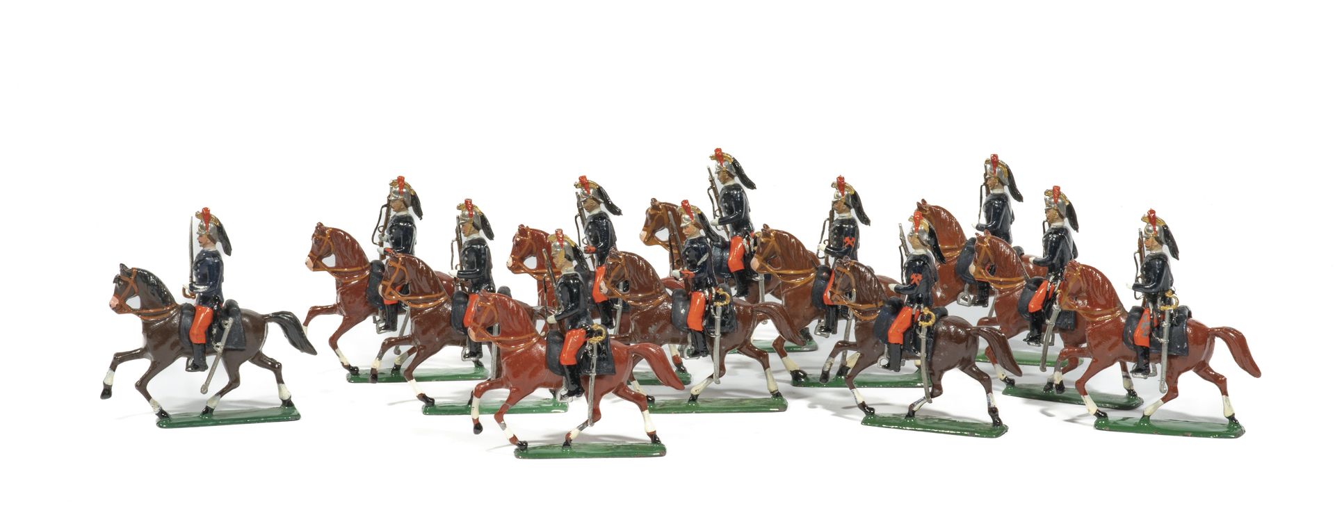Null C.B.G. Mignot. Third Republic. France. Dragoons on horseback. Gerbeau perio&hellip;