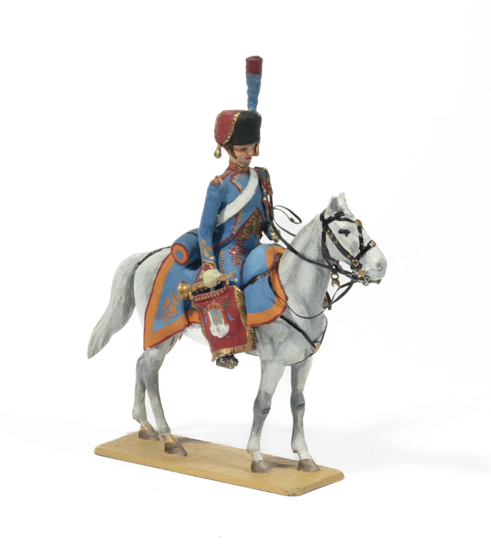 Null Métayer。帝国卫队的 "骑士"（Chasseurs à cheval）。小号穿戴整齐。(1张图)。T.B.E.