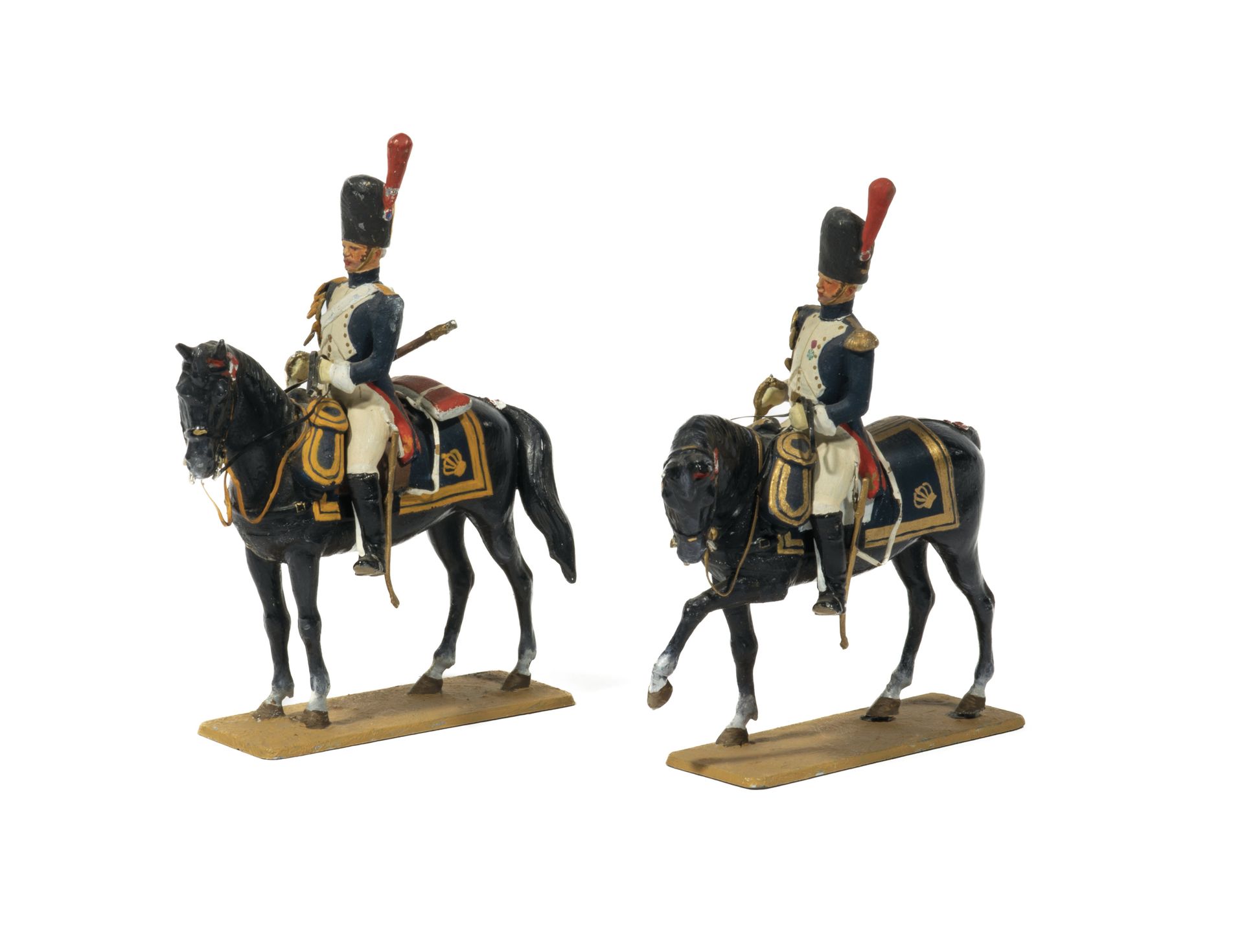 Null Métayer。帝国卫队的骑兵榴弹兵。1名军官和1名士兵（2张图）。T.B.E.