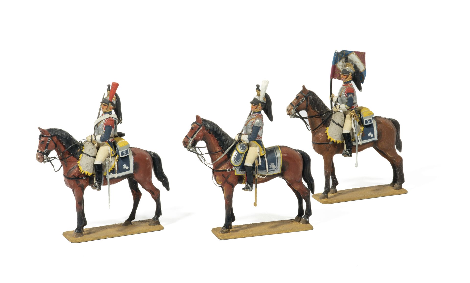 Null Metayer. The Cuirassiers. The 8th Regiment. 1 officer, 1 standard and 1 sol&hellip;