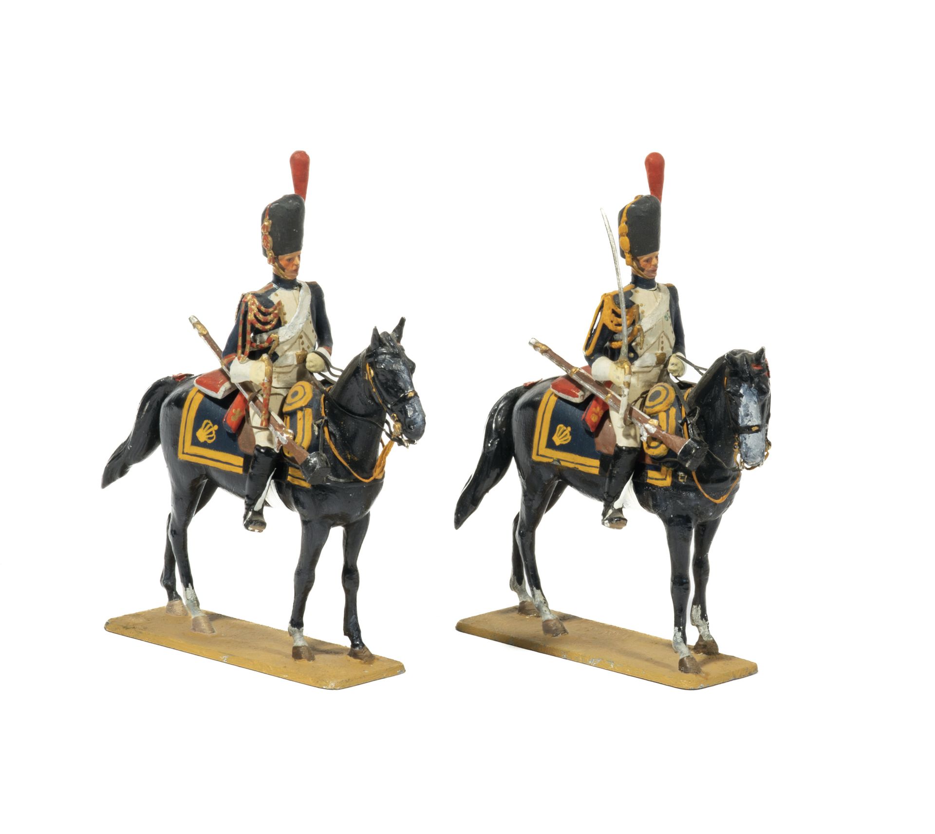 Null Métayer. Les Grenadiers à cheval de la Garde Impériale. 2 soldats. (Une lam&hellip;