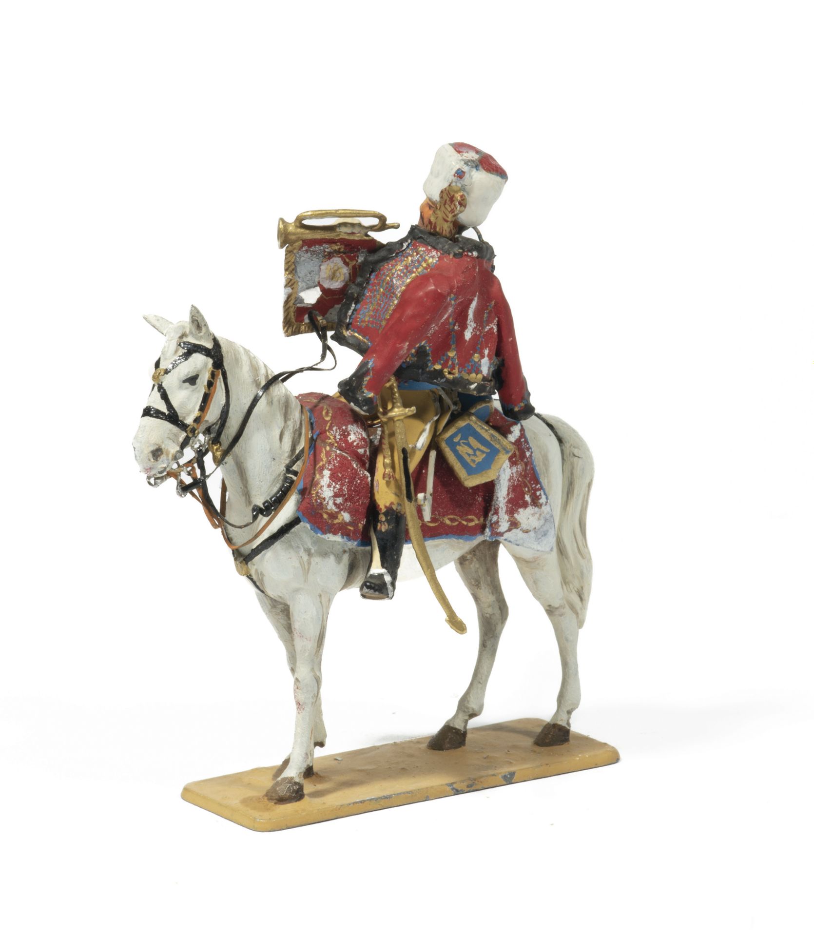 Null Métayer。帝国卫队的 "骑士"（Chasseurs à cheval）。小号穿戴整齐。(氧化沙布雷克)。(1张图)。