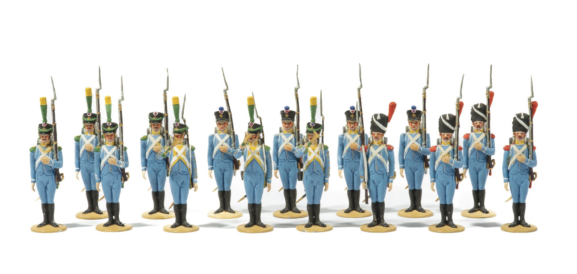Null Métayer. El Regimiento de Isemburgo. Granaderos: 1 suboficial y 3 soldados.&hellip;