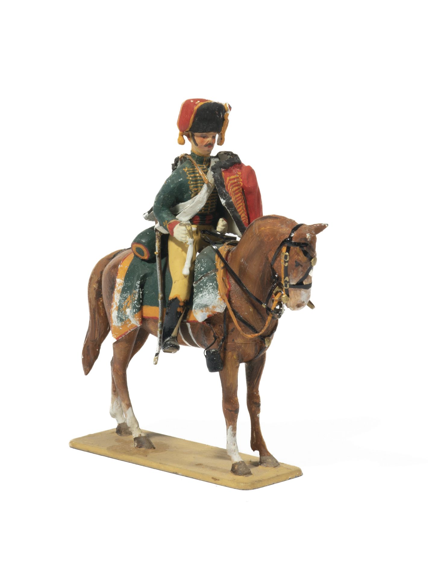 Null Métayer。帝国卫队的 "骑士"（Chasseurs à cheval）。1名士兵（Oxydations）。(1张图)。