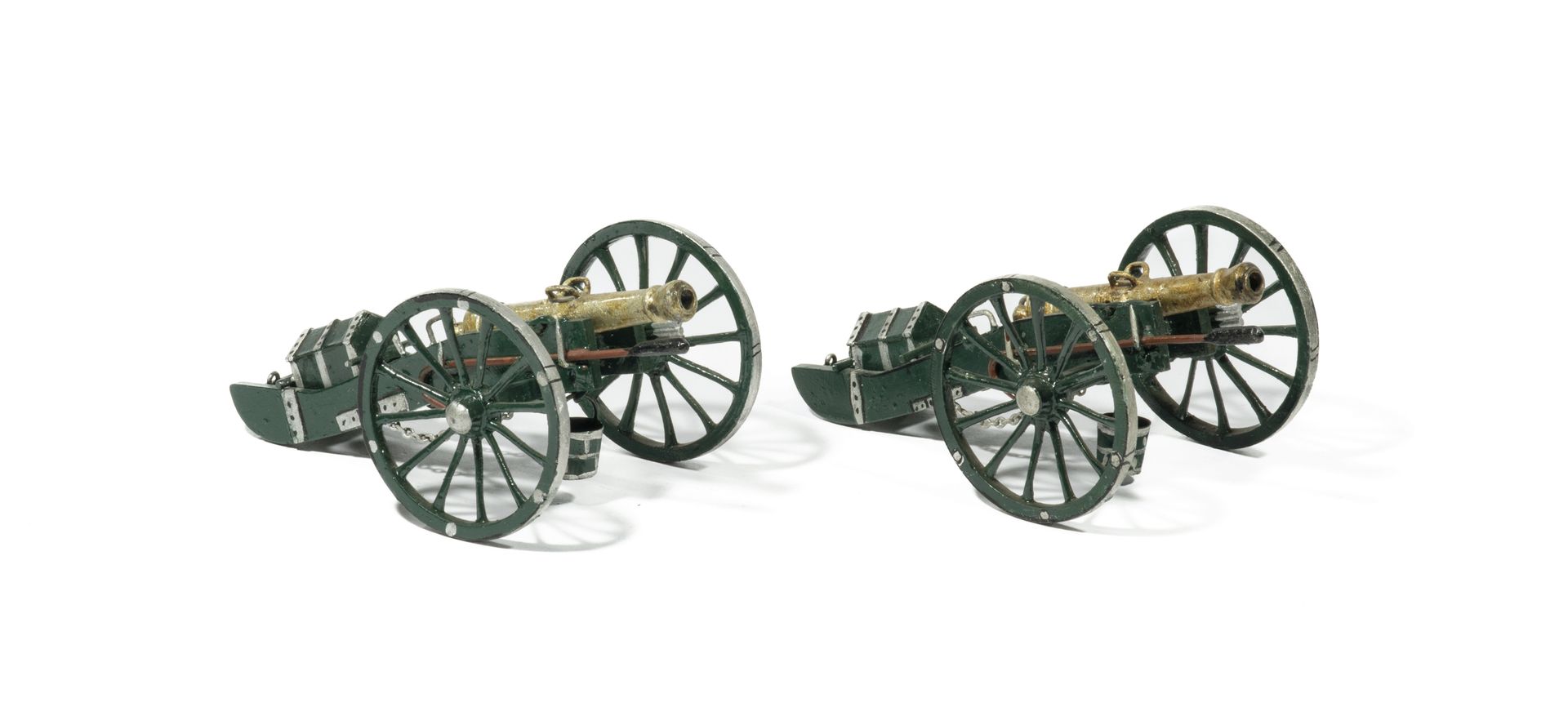Null Metayer. Field artillery. 2 Gribeauval guns with 1 gunner. T.B.E.