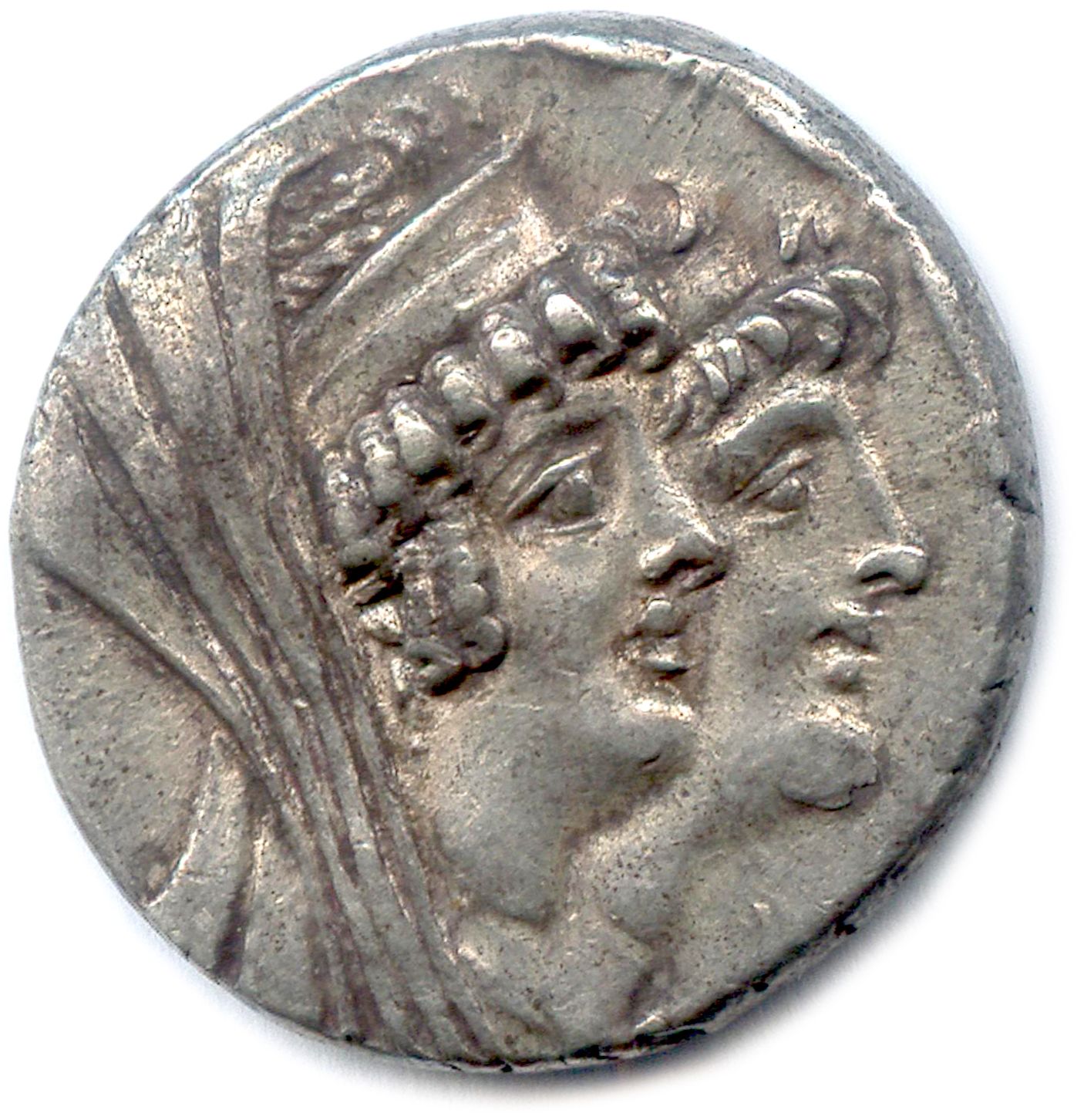 Null KINGDOM OF SYRIA - CLEOPATRA THEA and her son ANTIOCHUS VIII GRYPUS 125-121&hellip;