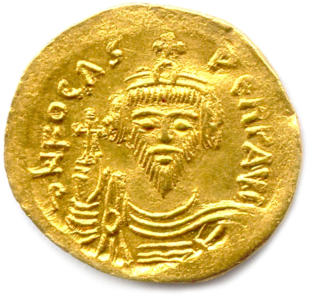 Null PHOCAS 602年11月23日-610年10月5日

d N FOCAS PERP AVG.他的半身像有盔甲，正面有头饰，拿着一个十字形的地球。R&hellip;