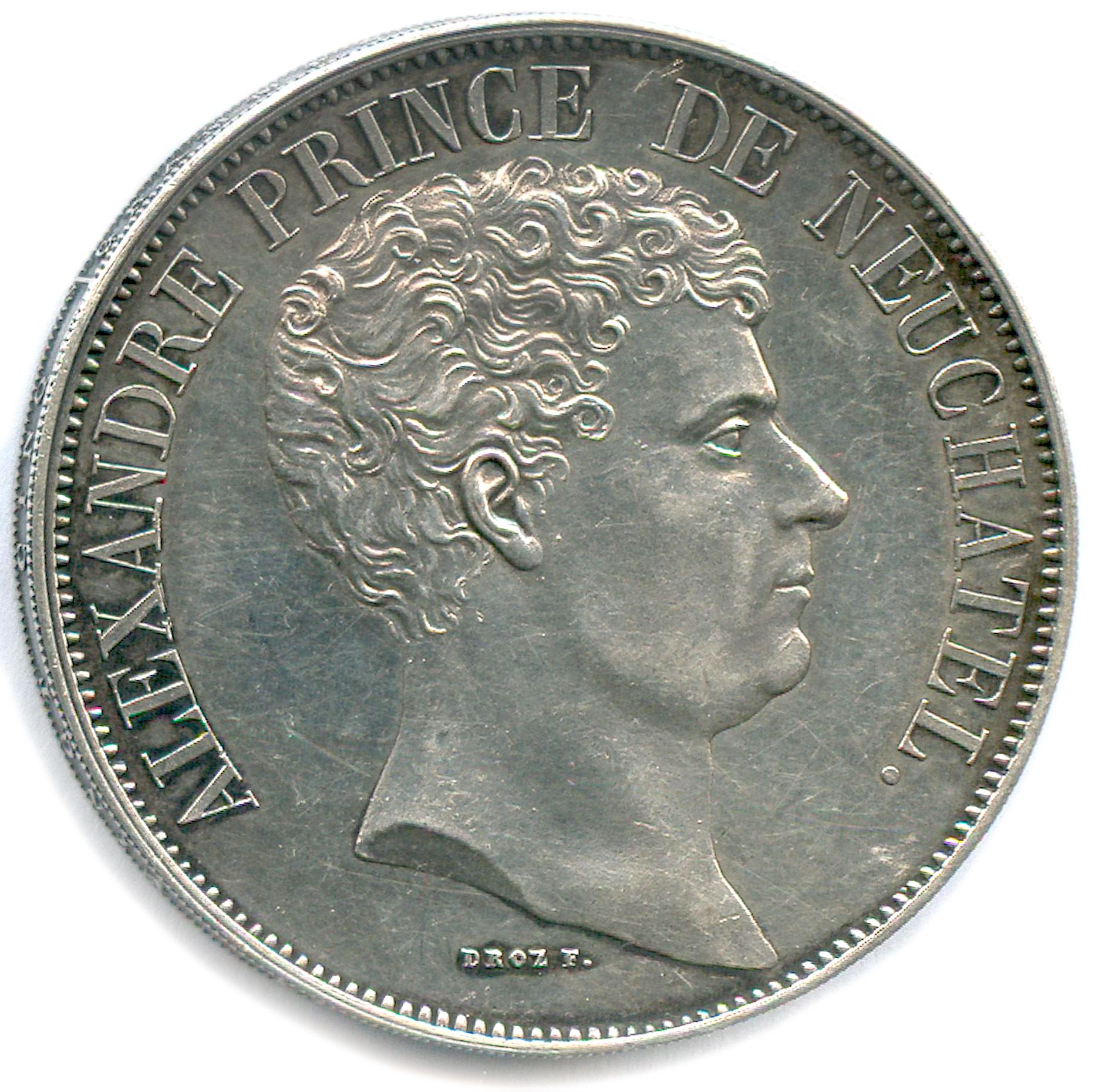 Null NEUCHÂTEL Principality 

ALEXANDRE BERTHIER 1806-1814

Proof in silver of D&hellip;