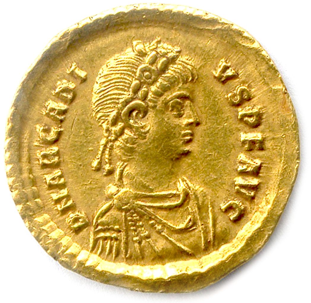 Null ARCADIUS 17. Januar 383 - 1. Mai 408

D N ARCADI VS P F AVG. Seine diademis&hellip;