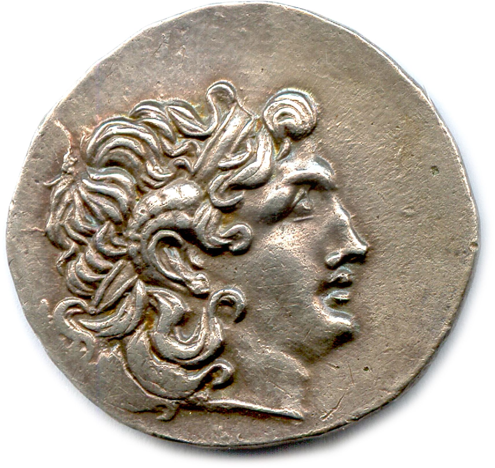 Null 色雷斯王国--莱西马库斯305-281年

亚历山大的神化头像与宙斯阿蒙的角。R/. Athena Nicephorus.BY，三叉戟和一字形。

卡&hellip;