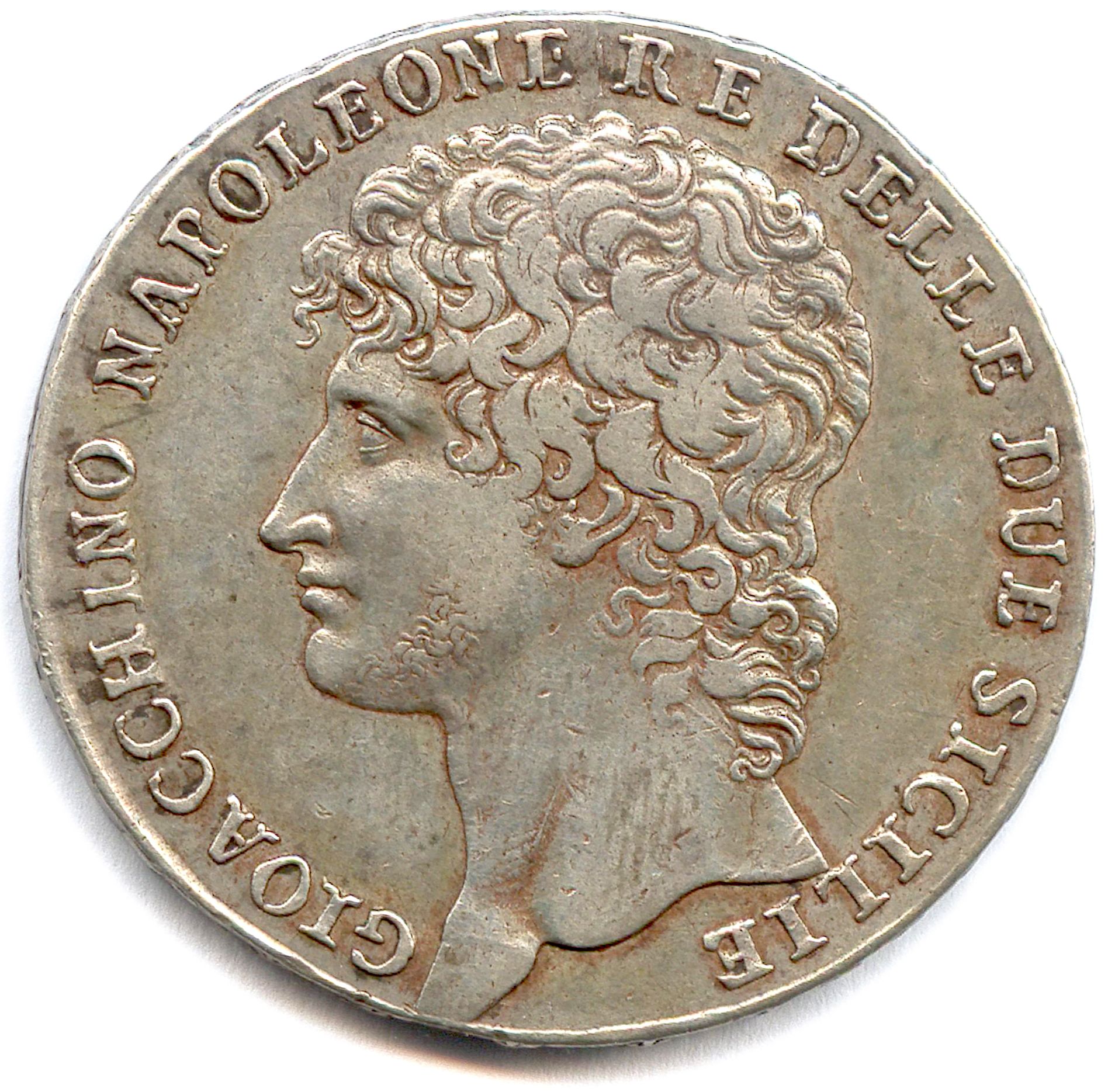 Null 那不勒斯王国和两个西西里岛--约阿希姆-拿破仑-穆拉特1808-1815年

12 Carlini 1810年那不勒斯的盾牌。 (27,54克) ♦ &hellip;