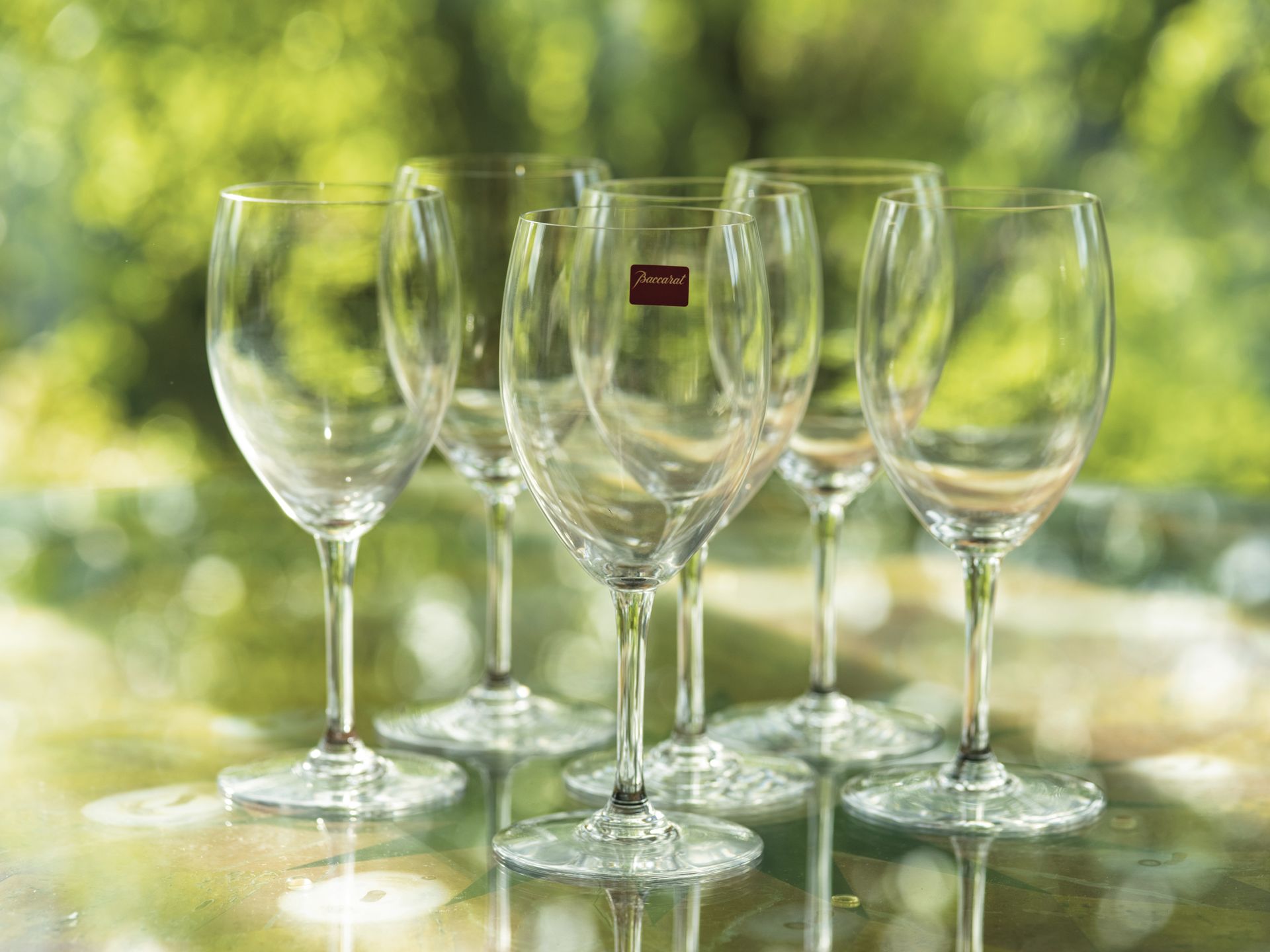 Null Baccarat - Haut Brion
Suite de quinze verres à vin en cristal. En cartons. &hellip;