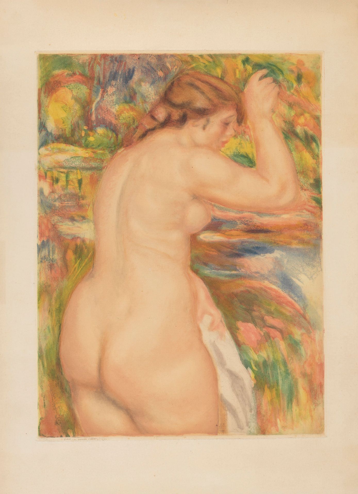 Jacques Villon Jacques VILLON (1875-1963) - La femme au bain - Mentioned engrave&hellip;