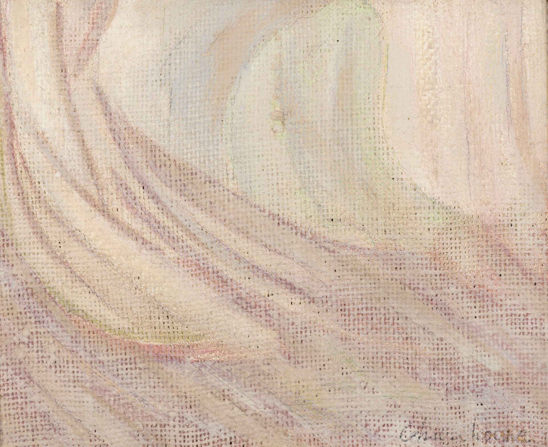 Serge CHARCHOUNE Serge CHARCHOUNE (1888-1975) - 构图 - 镶嵌在画板上的油画 - 右下方签名 - 21 x 26&hellip;