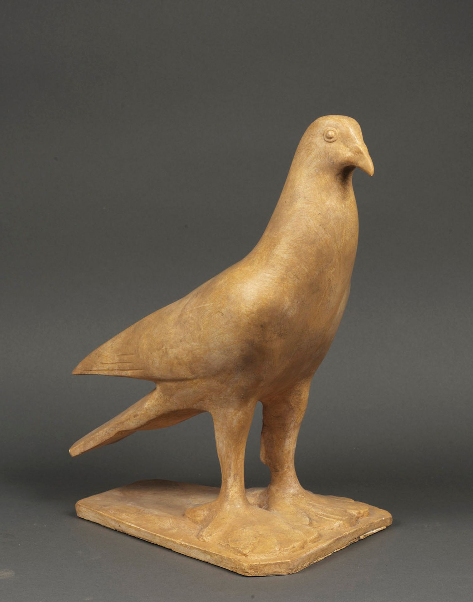 POMPON 
POMPON (1955-1933) - Pigeon Voyageur, Modèle datant de 1926 - Plâtre pat&hellip;