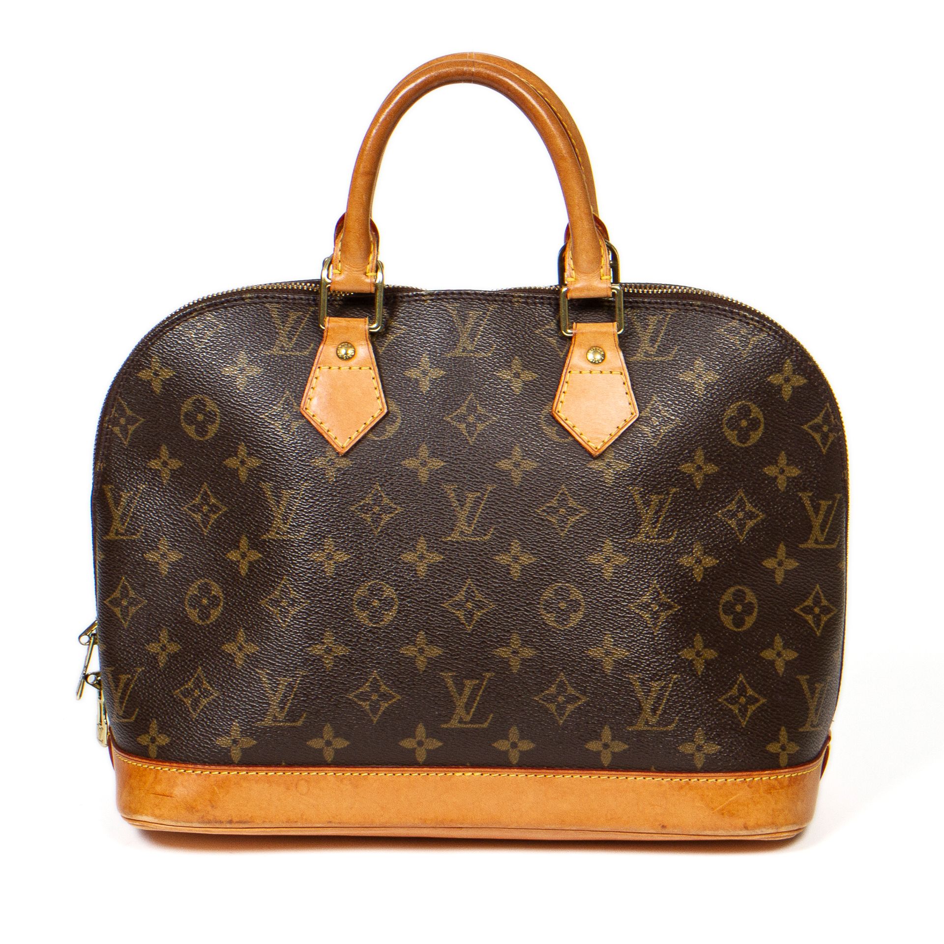 Louis Vuitton LOUIS VUITTON - Sac Alma moyen modèle – en toile enduite monogramm&hellip;