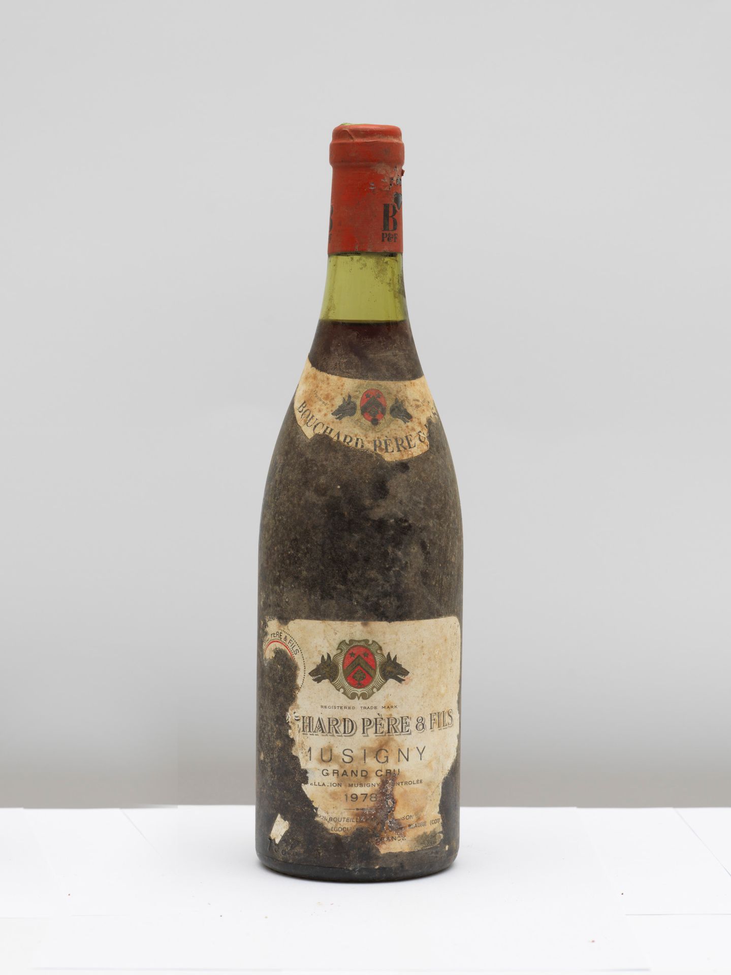 Vin Musigny 1 bouteille Musigny 1978 Bouchard Père & Fils - Niveau enter 2 et 3 &hellip;
