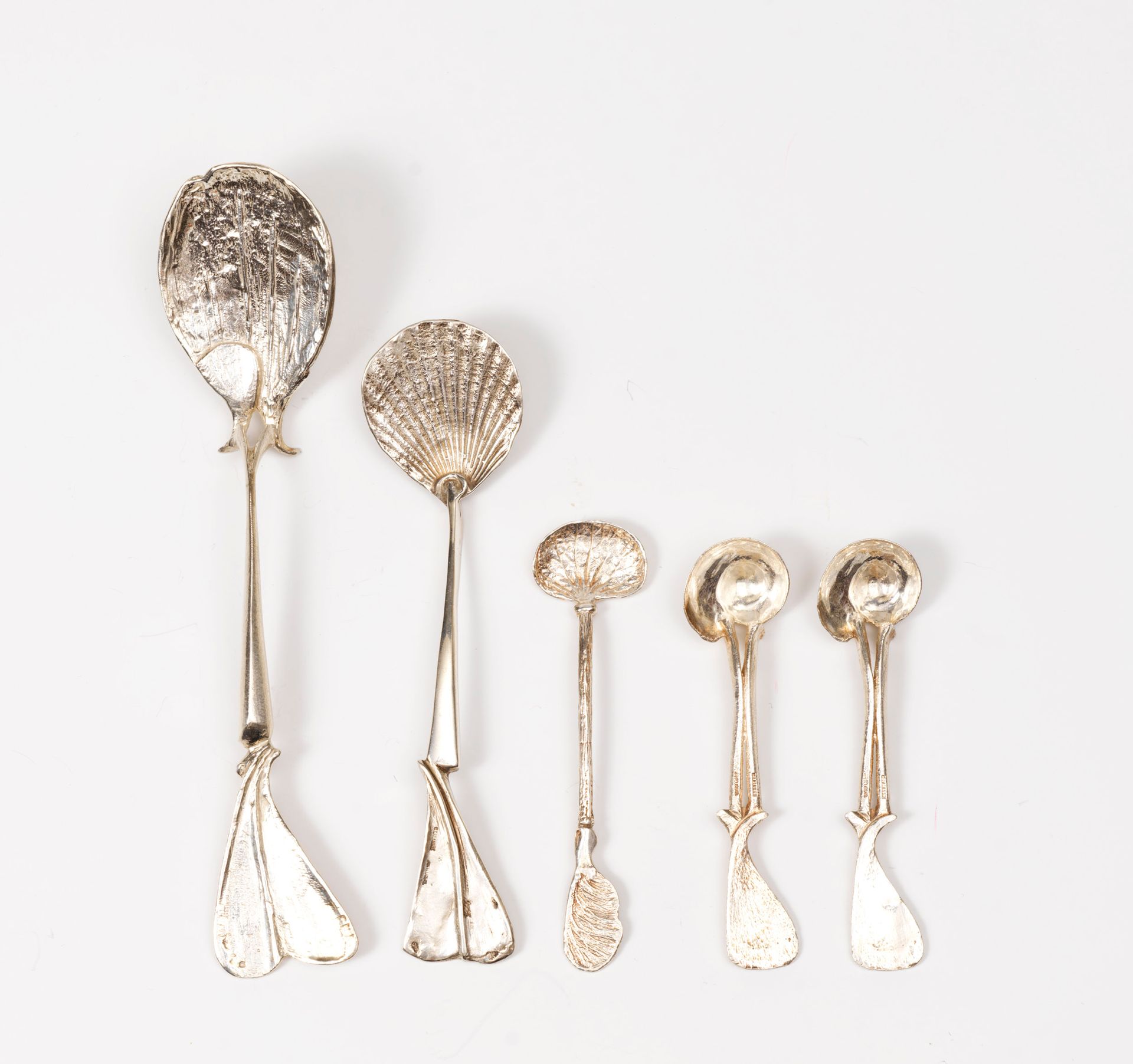 Claude LALANNE Claude LALANNE (1925-2019) Phagocythes cutlery including :一个大勺子，一&hellip;