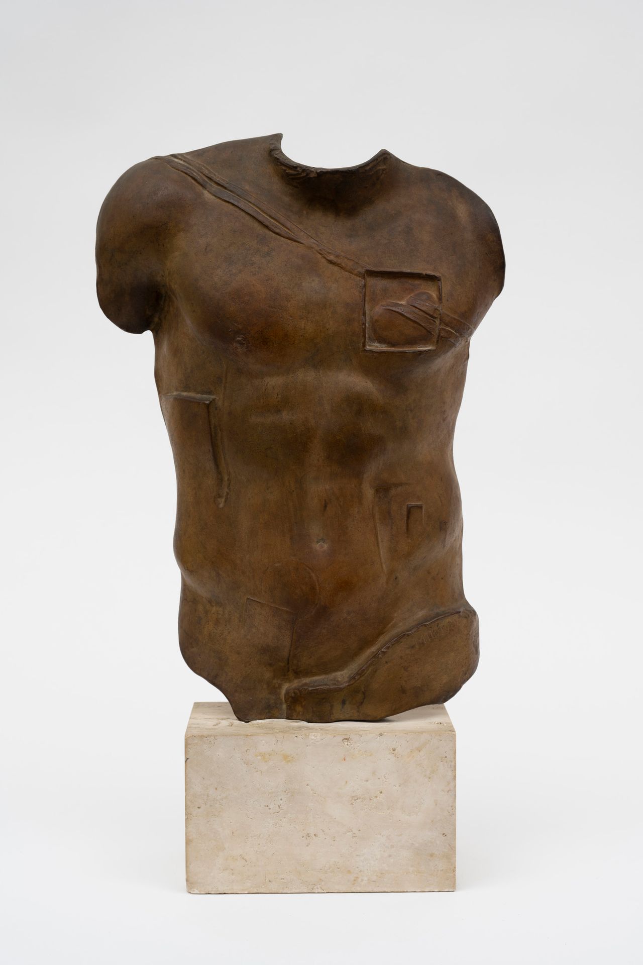 Igor MITORAJ Igor MITORAJ (1944- 2014) - Perseus, 1988 - Bronze mit brauner Pati&hellip;