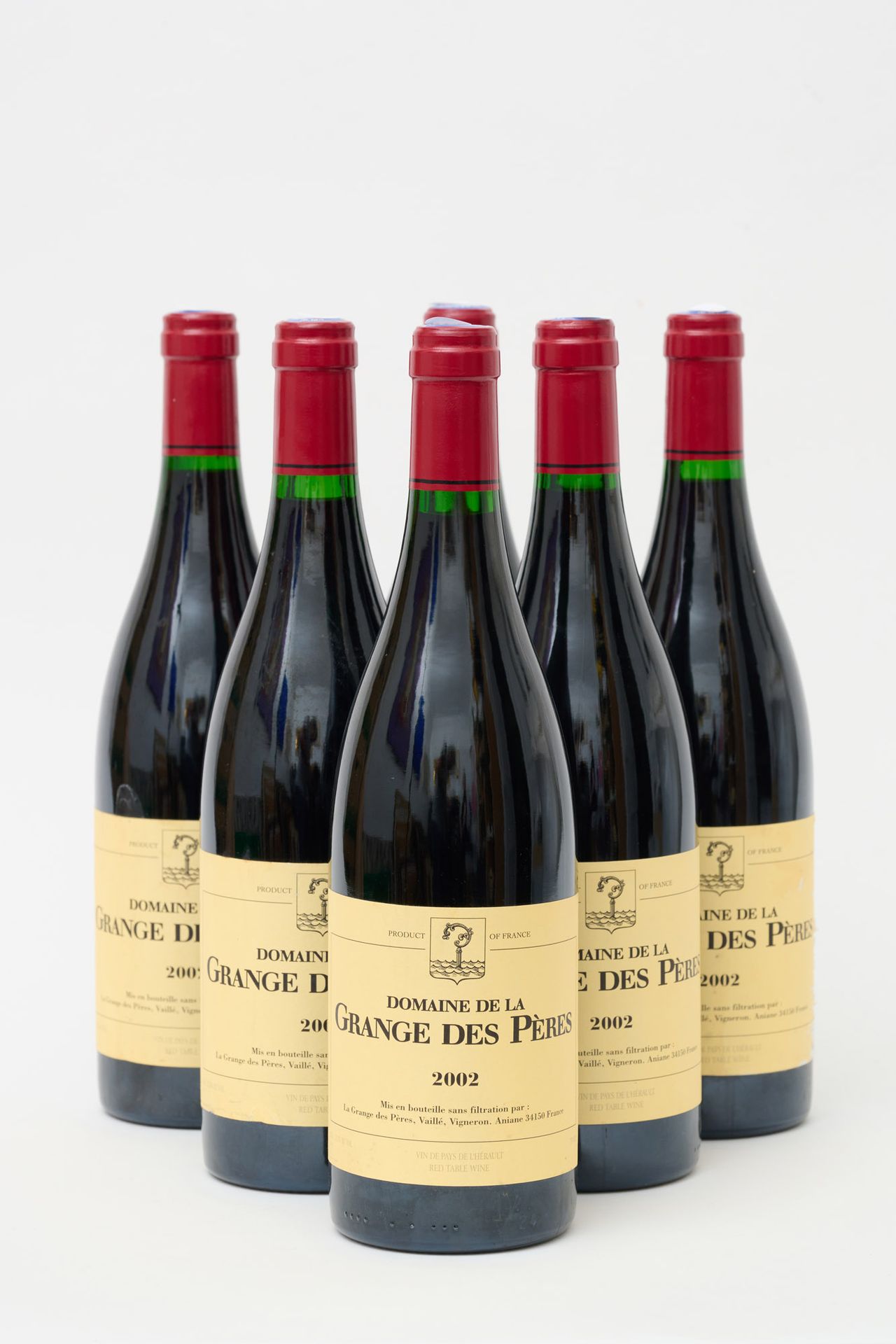 Vin et alcool 6瓶 PAYS D'HÉRAULT 2002 Grange des Pères