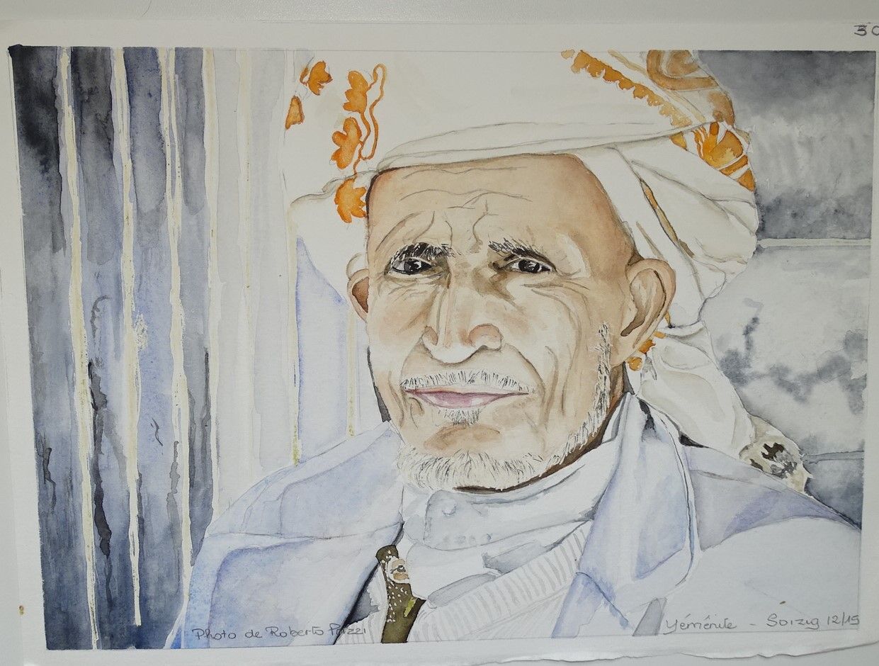 Françoise RENIER NEE PILORGE 10 watercolors - Yemeni - Watercolor on paper - Dat&hellip;
