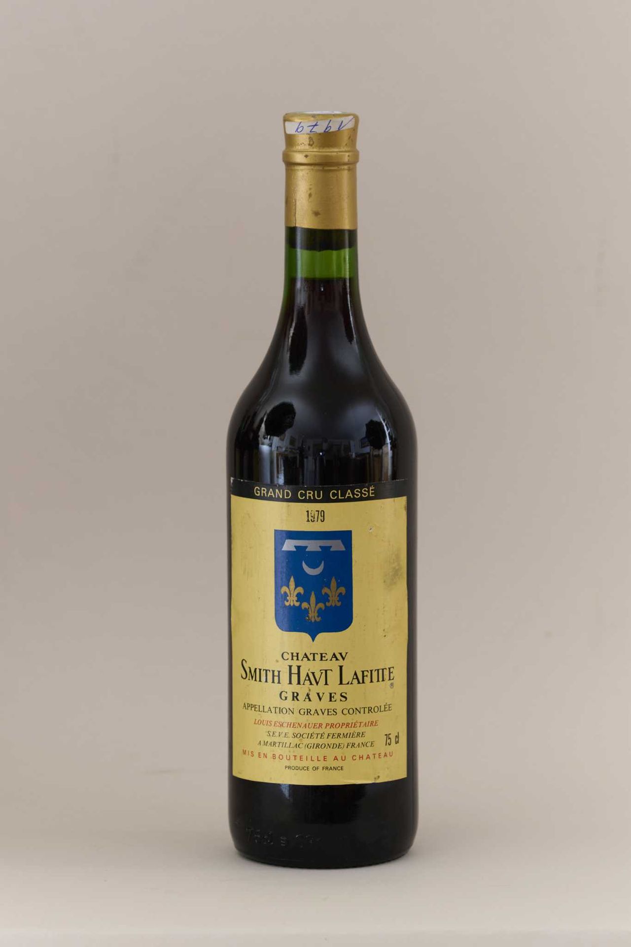 Null 1 bouteille CHÂTEAU SMITH HAUT LAFITTE 1979 CC Pessac-Leognan (Etiquette ma&hellip;