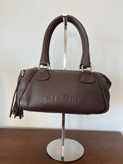chanel metal handle bag vintage