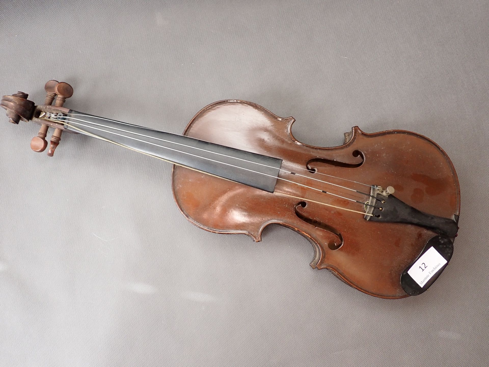 Null Violino con etichetta di Nicolas BERTHOLINI Luthier de sa S. M. L'Empereur &hellip;