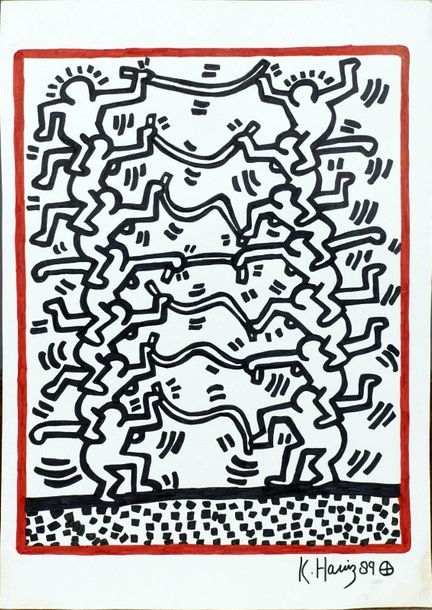 Keith Haring Print Signée Et Numéroté 