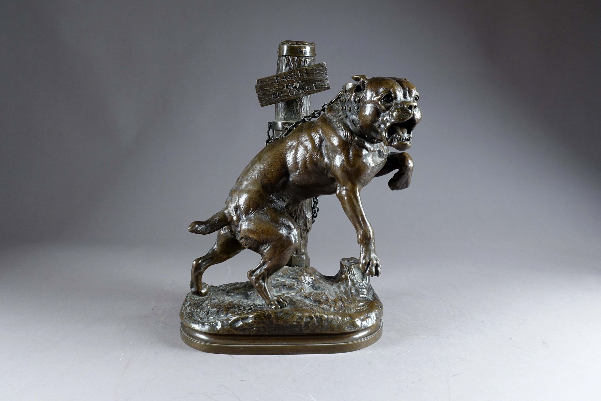 Charles Valton (sculpteur animalier, Paris 1851-1918) - (d’après). Fahren Sie an&hellip;