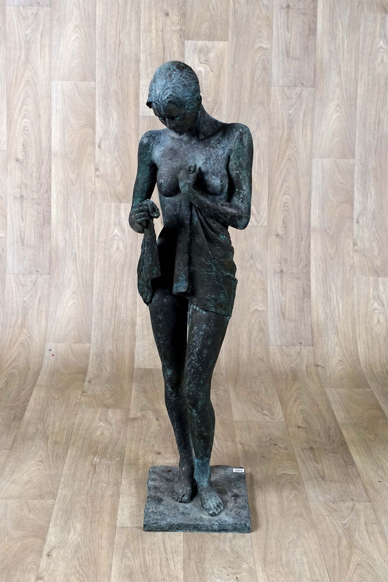 Gis De Maeyer (sculpteur belge, Bruxelles 1942). La baigneuse（创建于1998年）。抛光的青铜证明，&hellip;