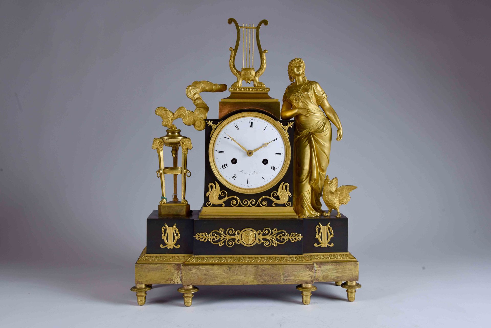 André-Antoine Ravrio (bronzier, Paris 1759-1814) et Mercier (horloger à Paris.) &hellip;