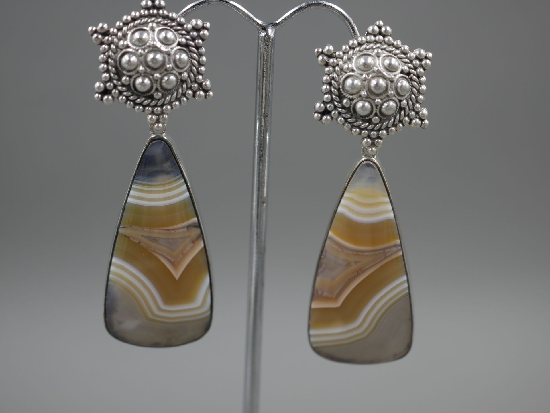 Null STEPHEN DWECK - Paire de pendants d'oreilles clips en métal à motif rayonna&hellip;