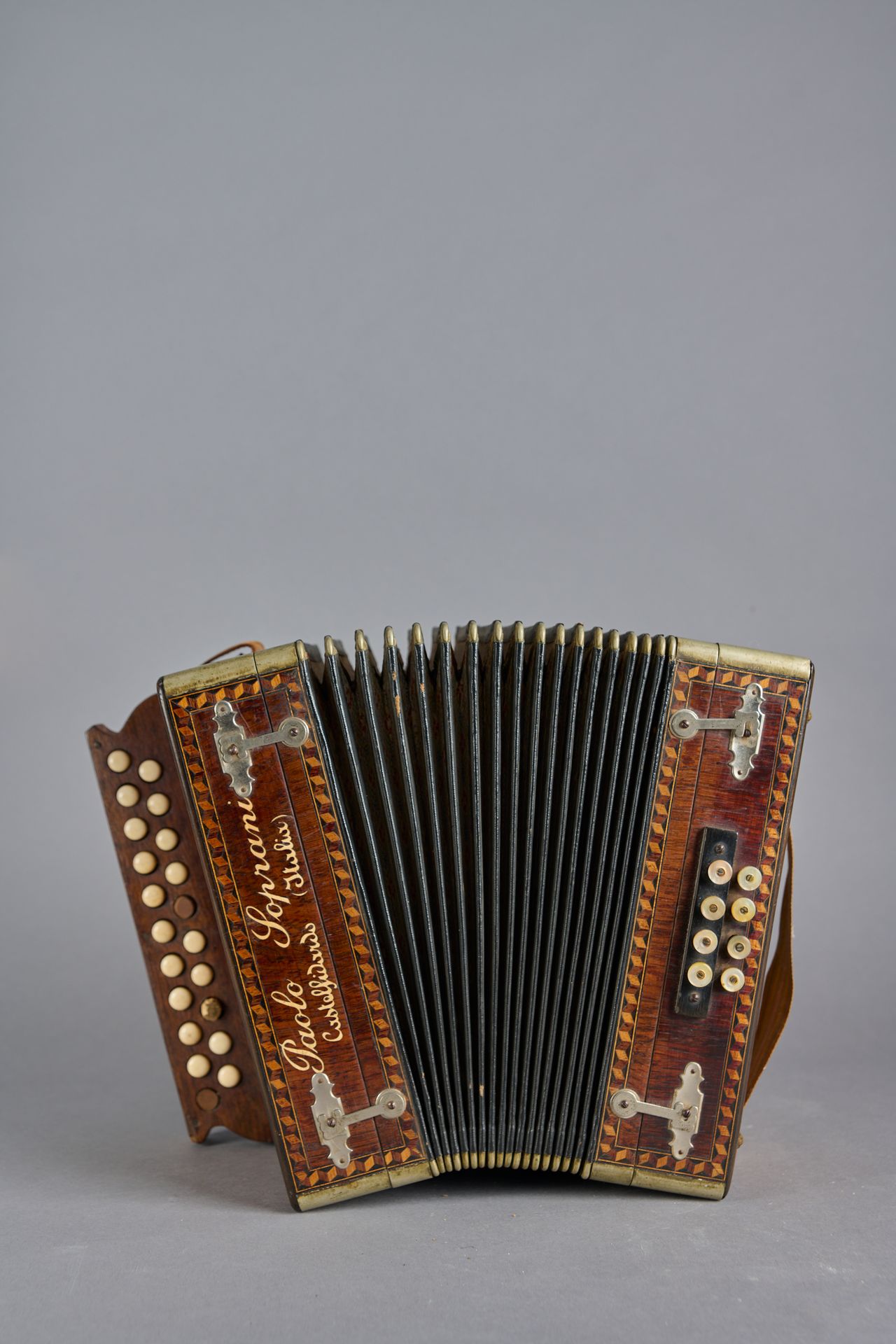 Null Diatonic accordion, circa 1890. Paolo Soprani Castelfidardo, Italy.

(Sold &hellip;