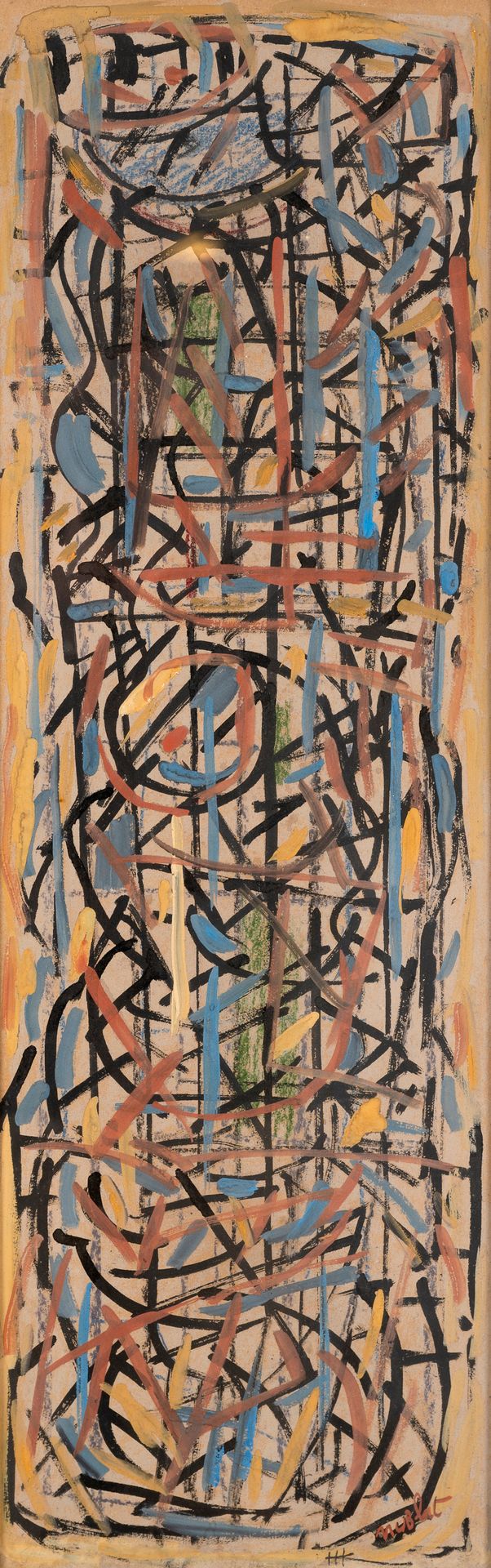 Null 
Marc NUBLAT (1948)




Entrelacs multicolores




Gouache et crayon signée&hellip;