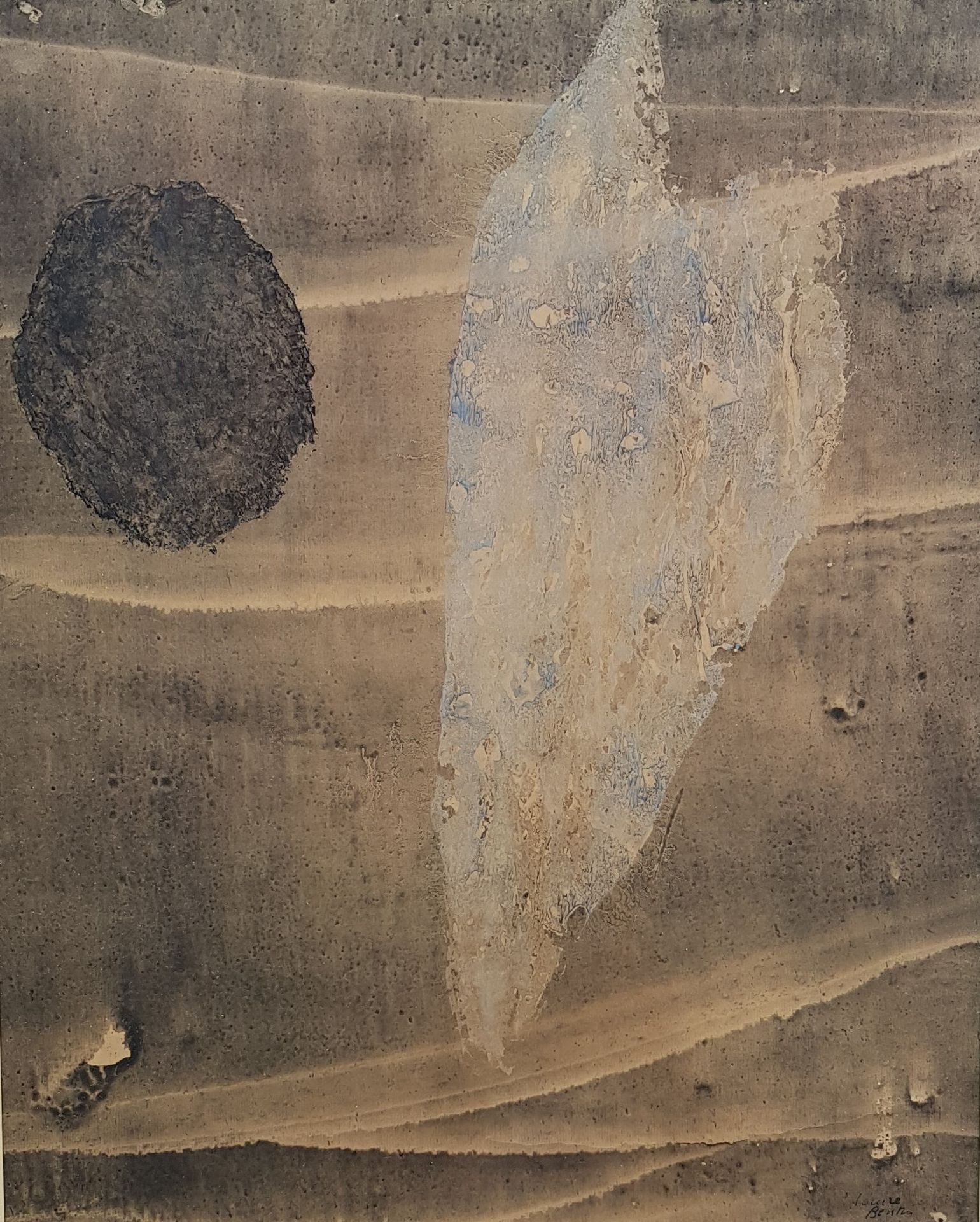 BENTIN Louise (1903-1998) "构图 "水彩画，44 x 36厘米，框架67 x 57厘米，右下方有签名。



"构图 "水彩画，44 &hellip;
