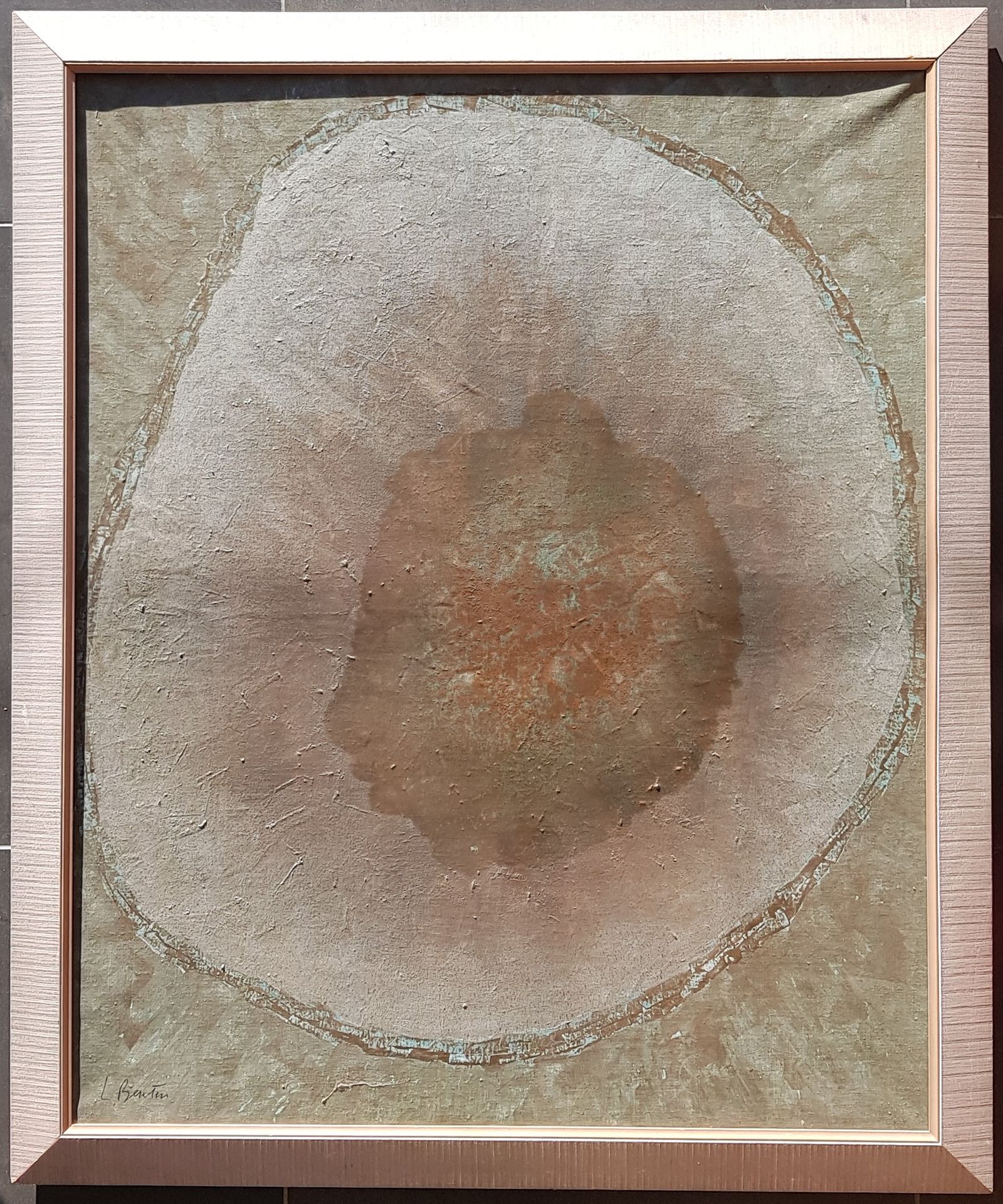 BENTIN Louise (1903-1998) "Cellule n° 307" Olio su tela, 100 x 81 cm e incornici&hellip;