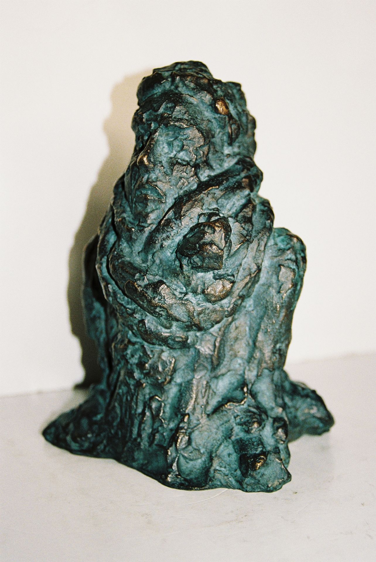 MOLINIE-JONQUET Chantal "Froidure" Sculpture en bronze patiné signée et numéroté&hellip;