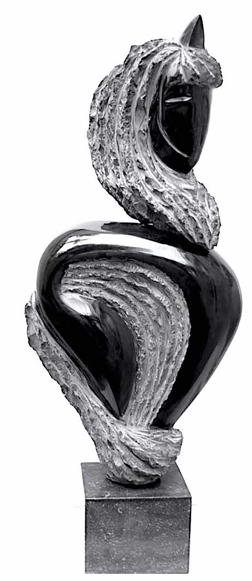 SAVA Marian "1 Andalou" Marbre noir belge de 2016 67 x 27 x 8 cm Taille directe &hellip;