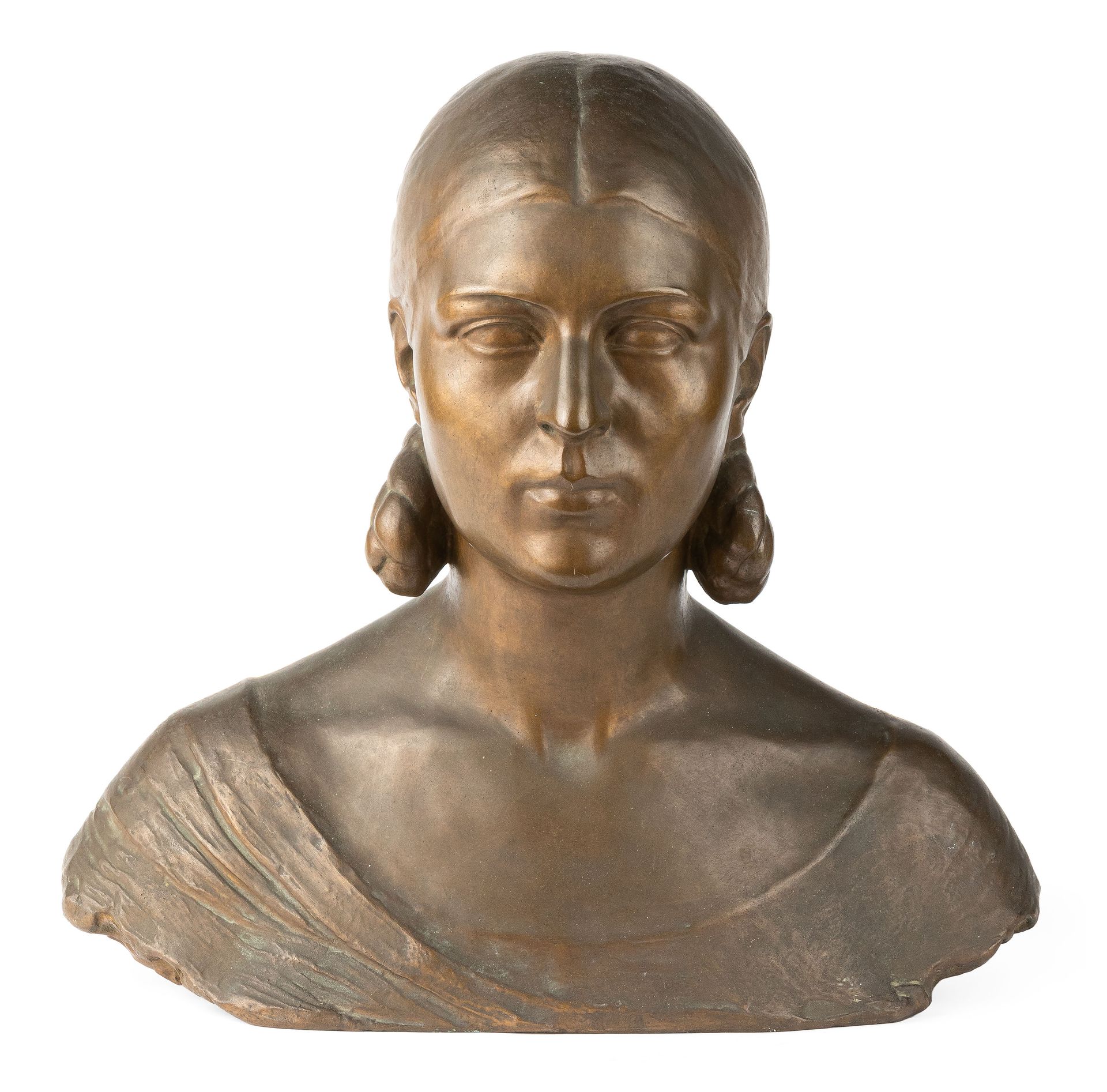 GEO VERBANCK (1881-1961) Buste d'une jeune fille à la tresse.


Epreuve d'époque&hellip;