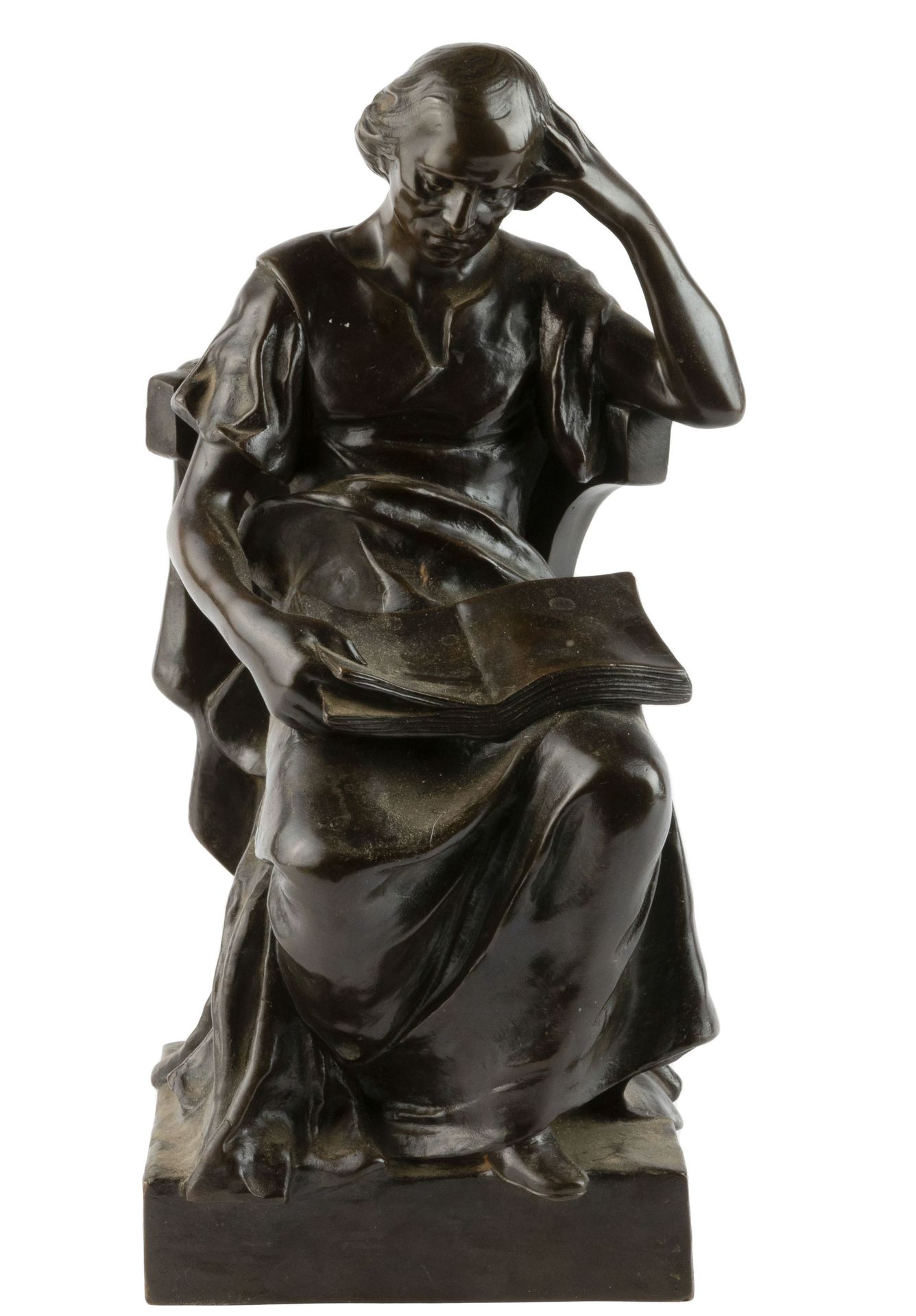 HENRI LEVASSEUR (1853-1934) Sage.


Epreuve d'époque en bronze à patine brune.

&hellip;